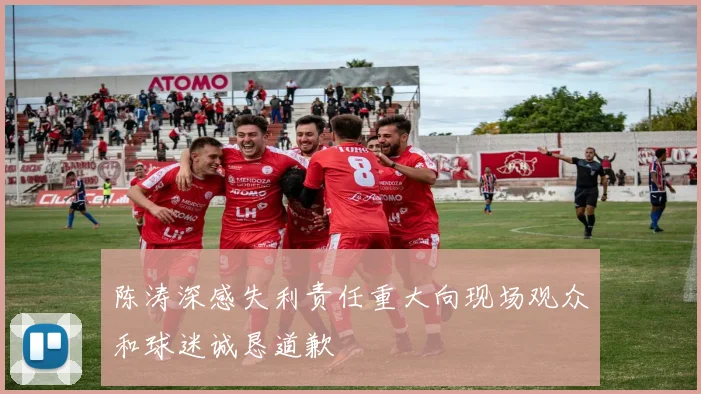 陈涛深感失利责任重大向现场观众和球迷诚恳道歉